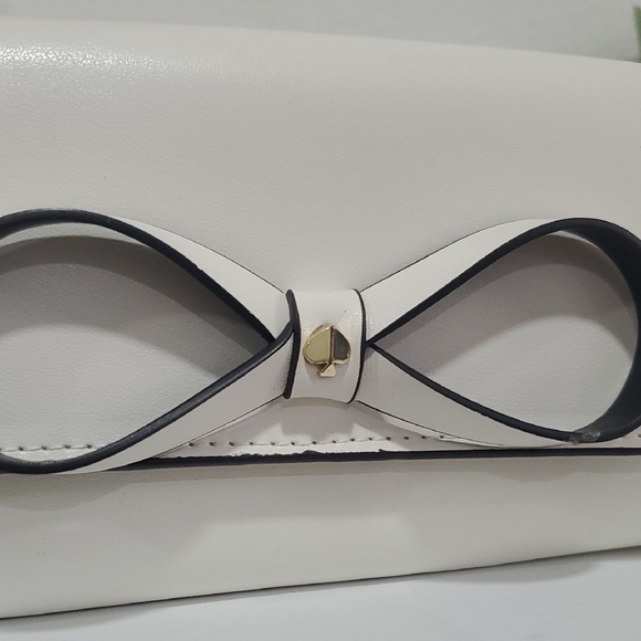 NWT Kate Spade New York White adjustable leather belt bag Size S/M🤍💛 - Picture 6 of 13